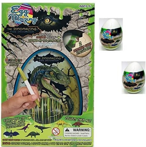 DinoMazing Egg Decorator with 2 Additional Dino Eggs - Picture 4 of 14